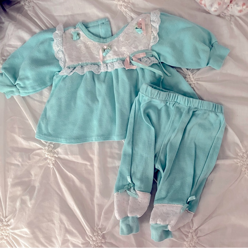 Vintage baby outfit